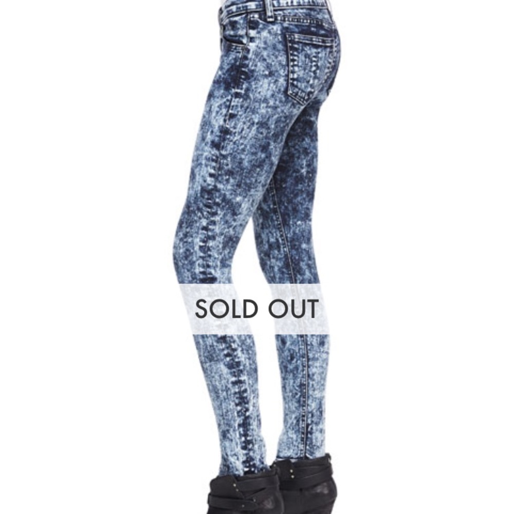 NWT Rag & Bone The Skinny Acid Wash Jeans